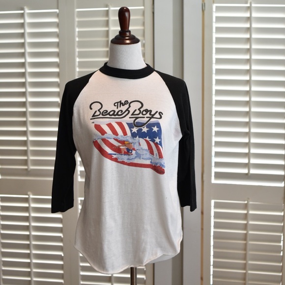 Vintage band T-shirt Beach Boys 20th anniversary M - Picture 7 of 8